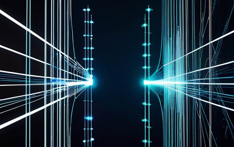 A conceptual art depiction illustrating the contrast between centralized and decentralized digital systems. On the left side, tall, monolithic data towers with opaque, glowing data streams funneling into a single entity, representing data capture and control. On the right side, an open, interconnected network of smaller, glowing nodes, with transparent data flowing freely between diverse, collaborating individuals in professional, modest attire. The scene is futuristic with subtle light effects emphasizing the flow of information. professional photography, high detail, perfect anatomy, correct proportions, well-formed hands, proper finger count, natural body proportions, natural pose, safe for work, appropriate content, fully clothed, professional, family-friendly.