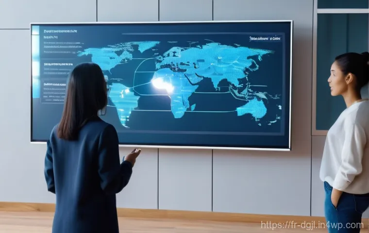 디지털 공유지의 전문가 인터뷰 - **Prompt 2: The Core of Open Source Innovation**
    A dynamic and clean visual representation of fr...