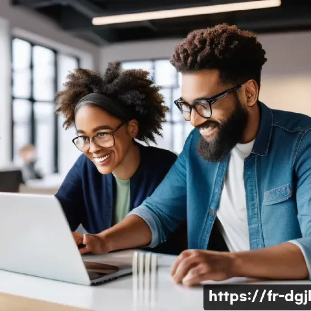 디지털 공유지의 공유 경제와의 관계 - A vibrant digital collaborative workspace showcasing diverse professionals from various cultural and...